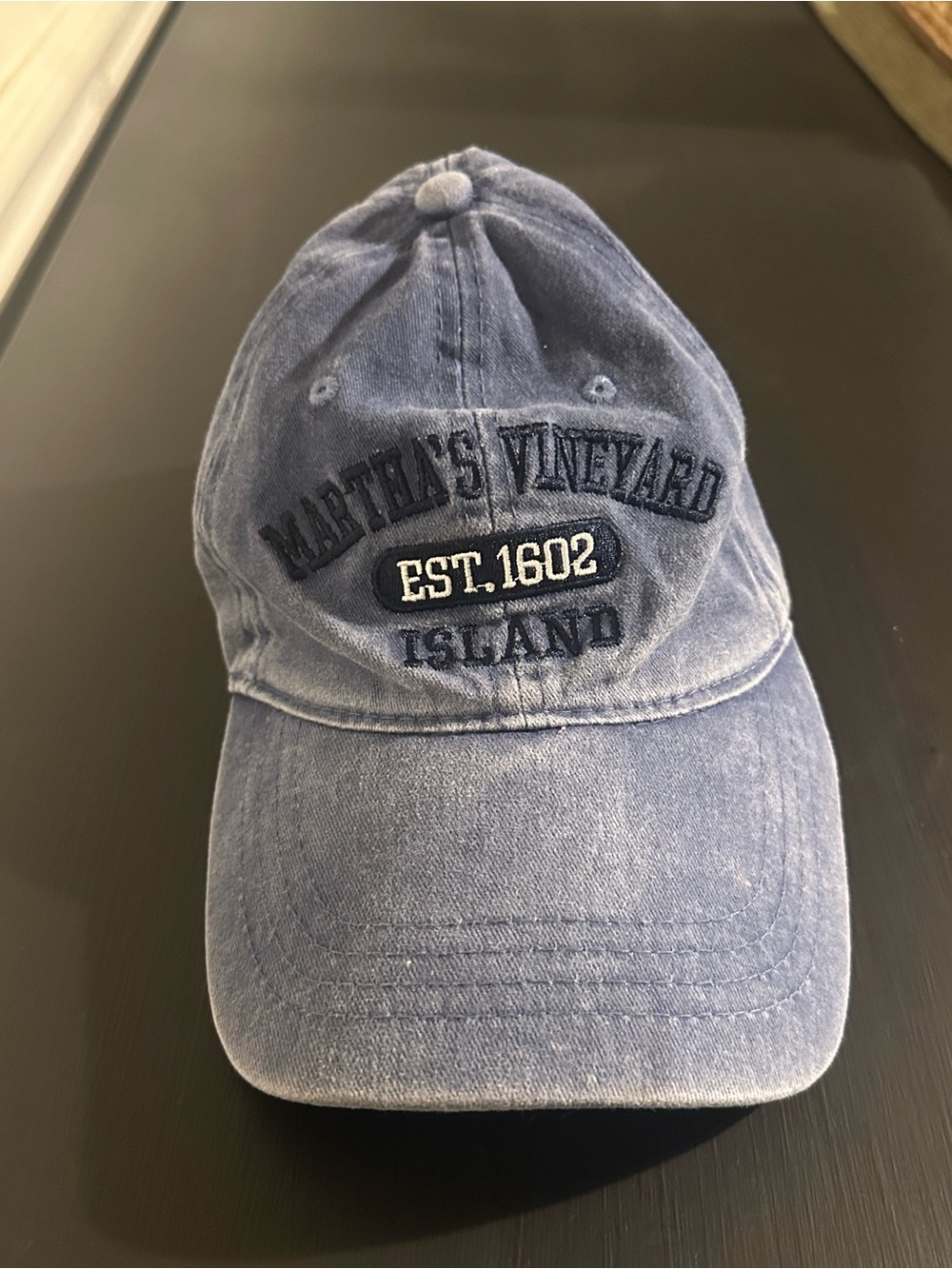 Martha's Vineyard Island EST. 1602 Blue Baseball Cap